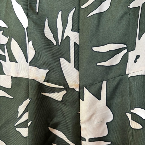 Marni 100% Silk Green Floral Tea Dress Women’s Size 2 Italian Flouce Feminine - Picture 16 of 16